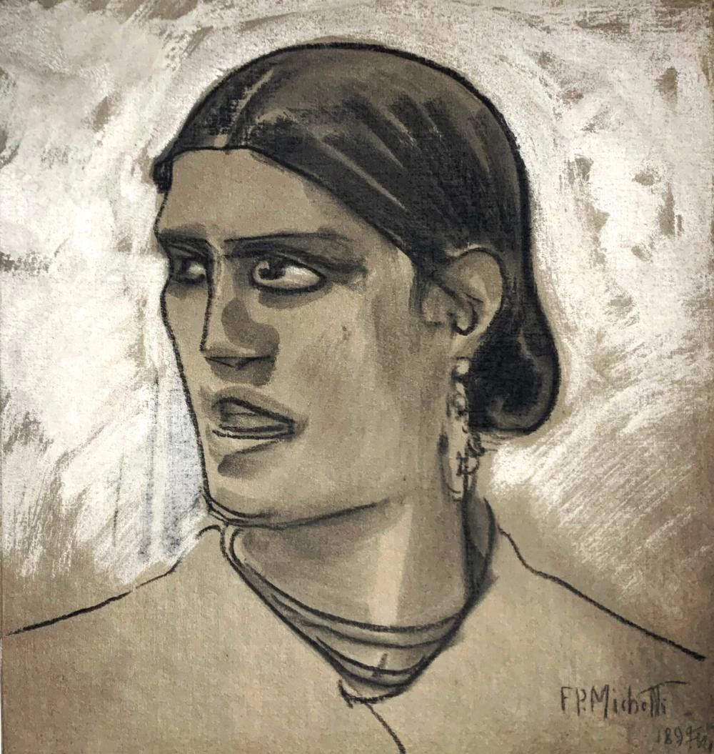 Francesco Paolo Michetti - Contadina di Caramanico, 1899